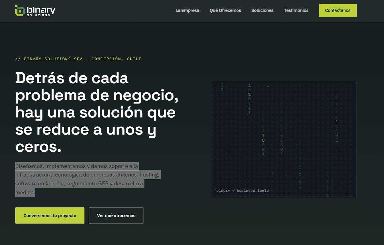 Binary Solutions
